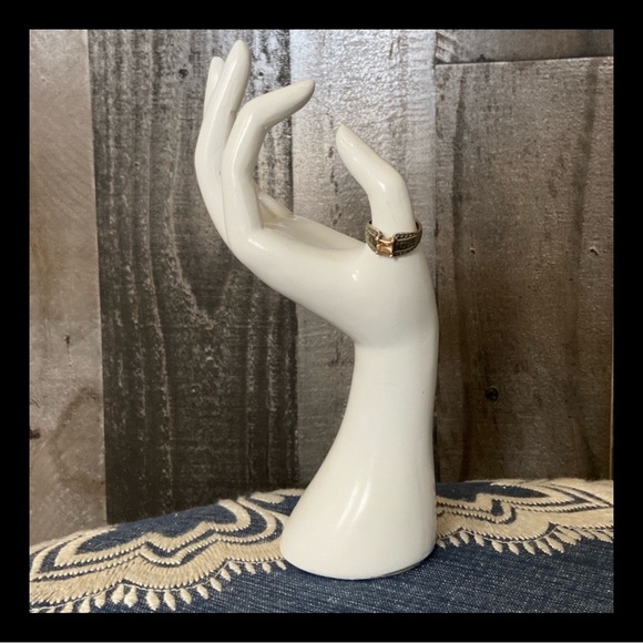 Gorgeous topaz marcasite ring size 9 sterling silver 925 sparkly bling vacation - Picture 1 of 12